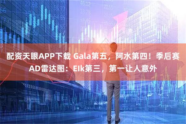 配资天眼APP下载 Gala第五，阿水第四！季后赛AD雷达图：EIk第三，第一让人意外