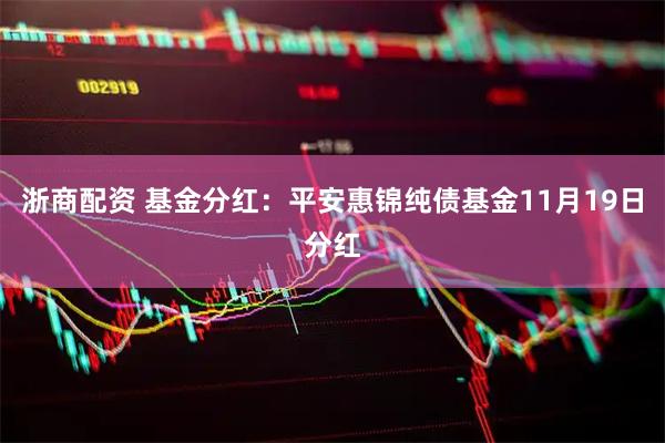 浙商配资 基金分红：平安惠锦纯债基金11月19日分红